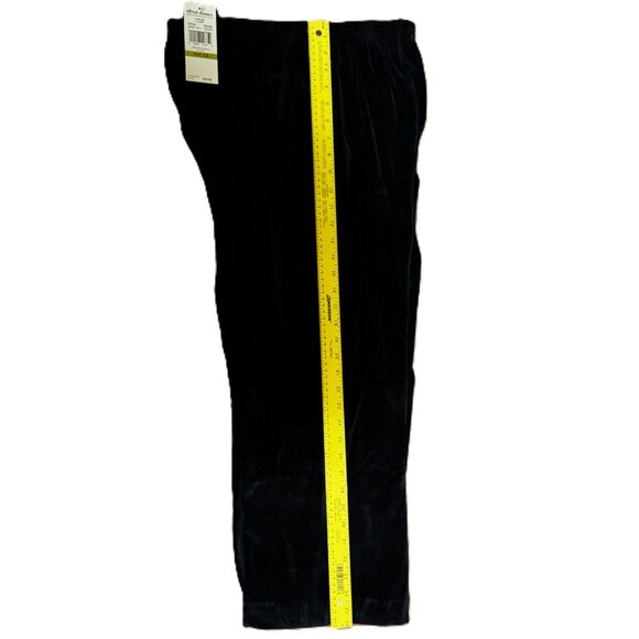 Alfred Dunner Luxe Be A Lady Black Pull On Pants With Pockets Tag Size 14 NWT - Picture 5 of 10
